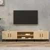 Image de Meubles TV chêne sonoma 180x31,5x40 cm bois d ingénierie
