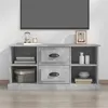 Image de Meuble TV gris béton 99,5x35,5x48 cm bois d ingénierie