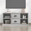 Image de vidaXL Meuble TV sonoma gris 99,5x35,5x48 cm bois d'ingénierie816278