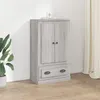 Image de vidaXL Buffet Haut, Armoire Latérale, Meuble de Rangement, Organisateur de Salon Salle de Séjour Intérieur, Moderne, Sonoma Gris Bois d'Ingénierie