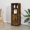 Image de Buffet haut chêne fumé 36x35,5x103,5 cm bois d ingénierie