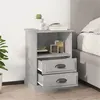 Image de vidaXL Tables de chevet 2 pcs gris béton 43x36x60 cm816337