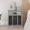 Image de Table de chevet gris béton 43x36x50 cm