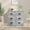 Image de Buffet gris béton 70x35,5x67,5 cm bois d ingénierie