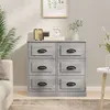 Image de Buffet sonoma gris 70x35,5x67,5 cm bois d ingénierie