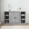Image de vidaXL Buffet Gris béton 100x35,5x60 cm Bois d'ingénierie816444