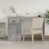 Image de vidaXL Bureau avec tiroir sonoma gris 115x50x75 cm bois d'ingénierie816478