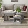 Image de vidaXL Tables basses 3 pcs sonoma gris bois d'ingénierie816494