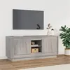 Image de vidaXL Meuble TV sonoma gris 102x35x45 cm bois d'ingénierie819866