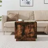 Image de Table basse chêne fumé 51x50x44 cm bois d ingénierie