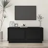 Image de vidaXL Table basse noir 102x50x44 cm bois d'ingénierie819877