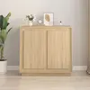 Image de vidaXL Buffet chêne sonoma 80x34x75 cm bois d'ingénierie819887