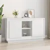 Image de Buffet blanc 102x35x60 cm bois d ingénierie