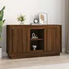 Image de vidaXL Buffet chêne marron 102x35x60 cm bois d'ingénierie831884