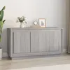 Image de Buffet sonoma gris 102x35x55 cm bois d ingénierie