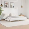 Image de vidaXL Bedframe LED massief hout wit 120x200 cm832045