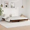 Image de vidaXL Bedframe zonder matras hout gerookt eikenkleurig 120x200 cm832050
