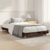 Image de vidaXL Bedframe zonder matras hout gerookt eikenkleurig 90x200 cm832066