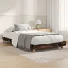 Image de vidaXL Bedframe zonder matras hout gerookt eikenkleurig 90x190 cm832098