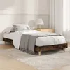 Image de vidaXL Bedframe zonder matras hout gerookt eikenkleurig 75x190 cm832106