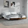 Image de vidaXL Bedframe zonder matras hout gerookt eikenkleurig 120x200 cm832154