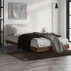 Image de Cadre de lit sans matelas chêne marron 90x190cm bois ingénierie
