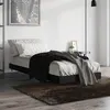 Image de vidaXL Bedframe bewerkt hout zwart 75x190 cm832206