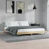 Image de Cadre de lit sans matelas chêne sonoma 200x200 cm
