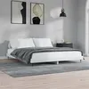Image de vidaXL Bedframe bewerkt hout hoogglans wit 160x200 cm832231