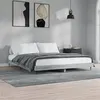 Image de Cadre de lit sans matelas sonoma gris 160x200cm bois ingénierie