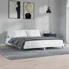 Image de vidaXL Bedframe bewerkt hout wit 150x200 cm832237