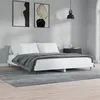 Image de Cadre de lit sans matelas blanc 140x200 cm bois d ingénierie