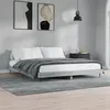 Image de vidaXL Bedframe bewerkt hout grijs sonoma eikenkleurig 140x200 cm832251
