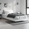 Image de Cadre de lit sans matelas blanc 90x200 cm bois d ingénierie