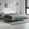 Image de vidaXL Bedframe bewerkt hout betongrijs 140x190 cm832281