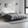 Image de vidaXL Bedframe zonder matras hout gerookt eikenkleurig 140x190 cm832282