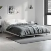 Image de vidaXL Bedframe bewerkt hout grijs sonoma eikenkleurig 140x190 cm832283