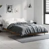 Image de vidaXL Bedframe zonder matras hout gerookt eikenkleurig 120x190 cm832298
