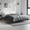 Image de vidaXL Bedframe zonder matras bewerkt hout bruin eikenkleur 120x190 cm832300