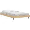 Image de Lit sonoma vidaxl 193 x 93 x 20 cm en bois de couleur