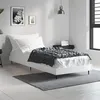 Image de vidaXL Bedframe bewerkt hout hoogglans wit 75x190 cm832311