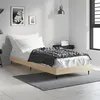 Image de vidaXL Bedframe zonder matras hout sonoma eikenkleurig 75x190 cm832312