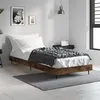 Image de vidaXL Bedframe zonder matras hout gerookt eikenkleurig 75x190 cm832314