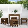 Image de vidaXL 5-delige Tuinset massief grenenhout honingbruin3157712