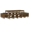 Image de Salon de jardin en.casa bois massif 6 personnes 17 pieces