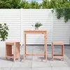 Image de Salon de jardin vidaxl 3 pieces 2 personnes x 82.5 x 110 cm bois massif