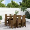 Image de Salon de jardin vidaxl 7 pieces bois massif 159.5 x 82.5 x 110 cm