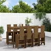 Image de vidaXL 9-delige Tuinbarset massief grenenhout honingbruin3157790