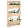 Image de vidaXL Jardinière murale 3 niveaux 60x18,5x110 cm bois de pin massif 825114