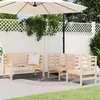 Image de Salon de jardin VIDAXL bois massif bois 3 pieces 4 personnes